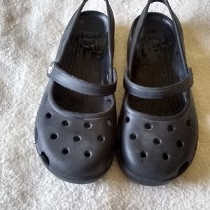 Crocs Black Mary Jane